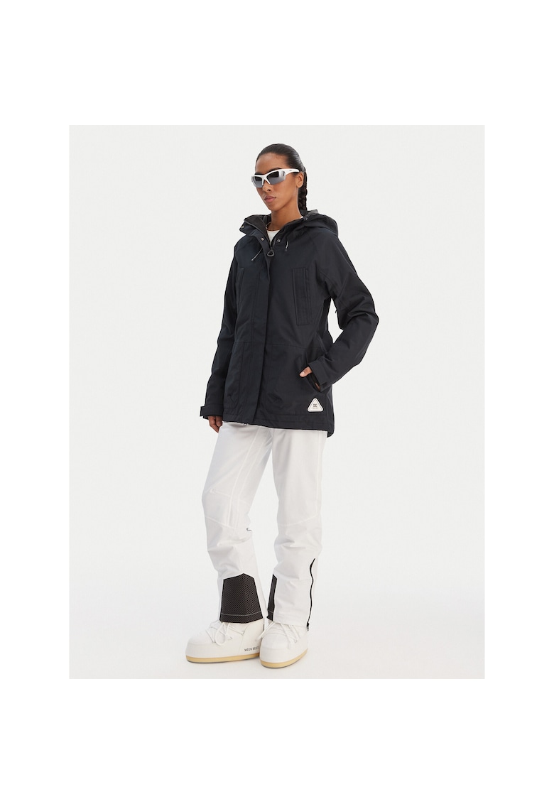 Geaca snowboard - poliester - negru - pentru femei
