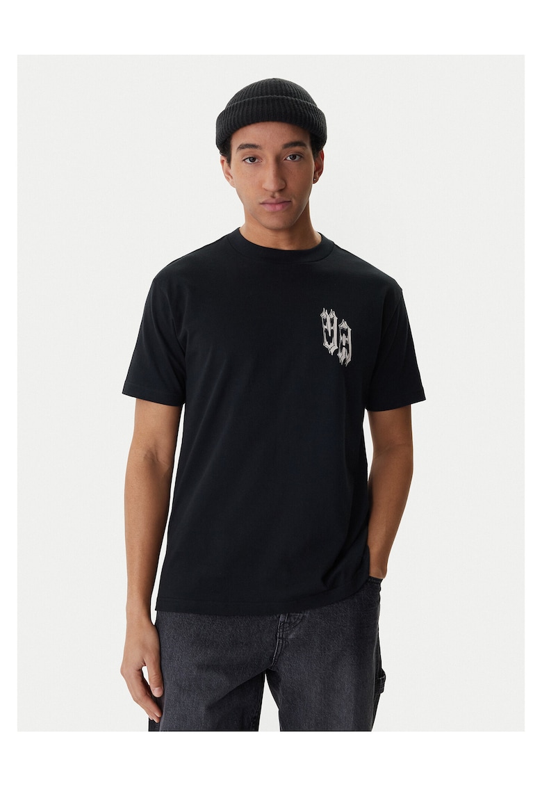 Tricou de Barbati - din Bumbac - Negru