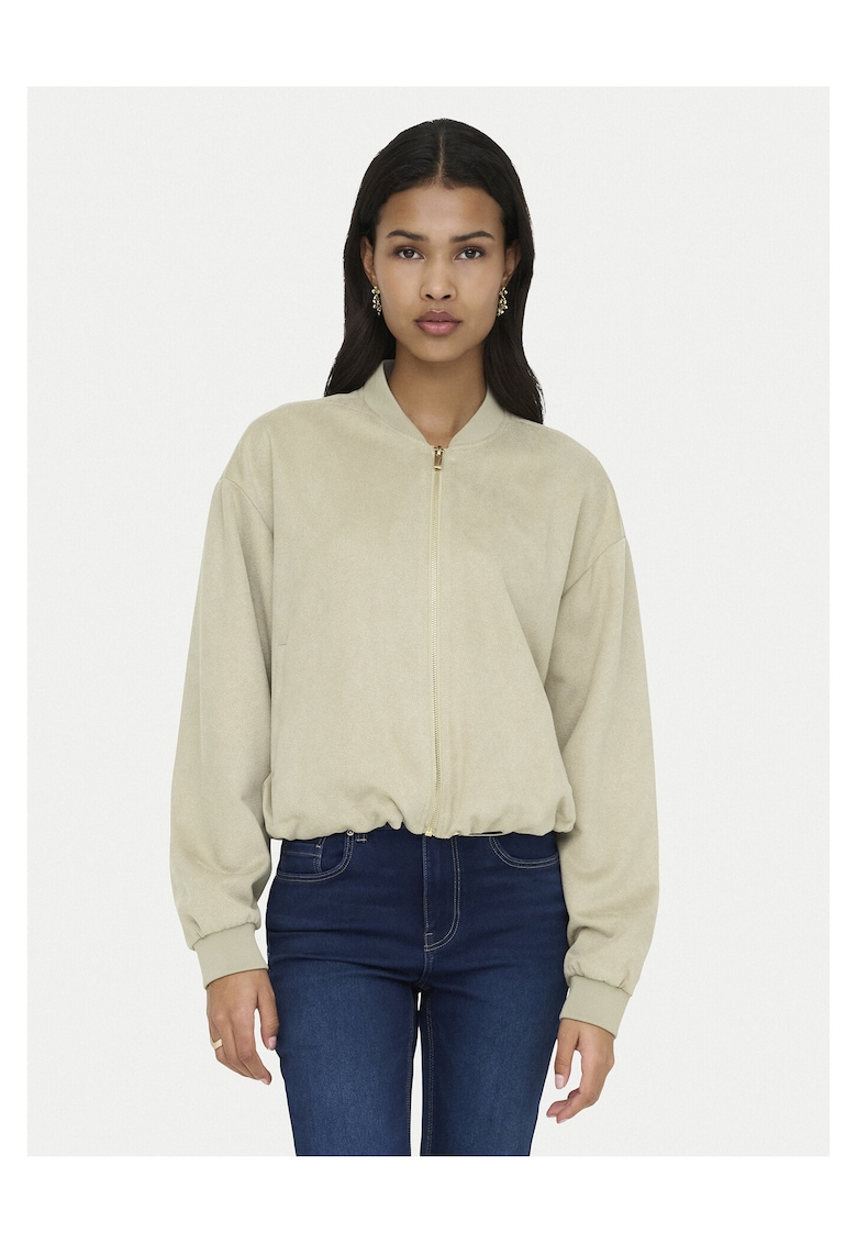 Geaca bomber dama - Bej