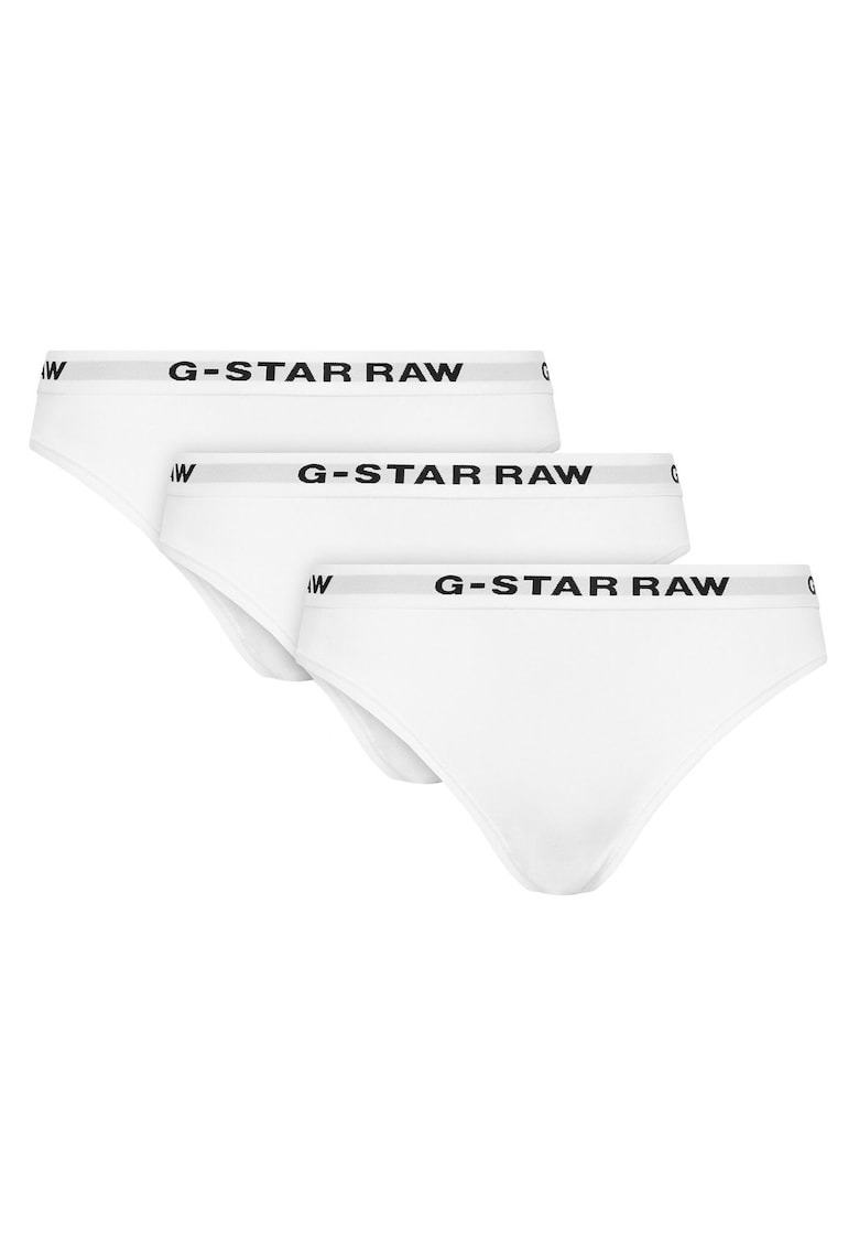 Set G-Star Raw - bumbac organic - alb - Alb