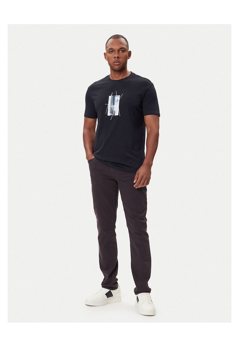 Blugi barbati - slim fit - bleumarin - bumbac