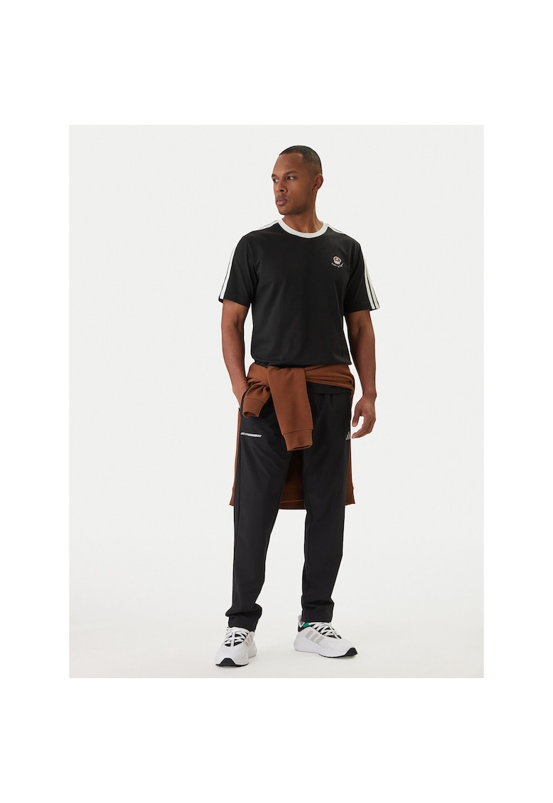 Tricou sport barbati - lejer - negru - bumbac