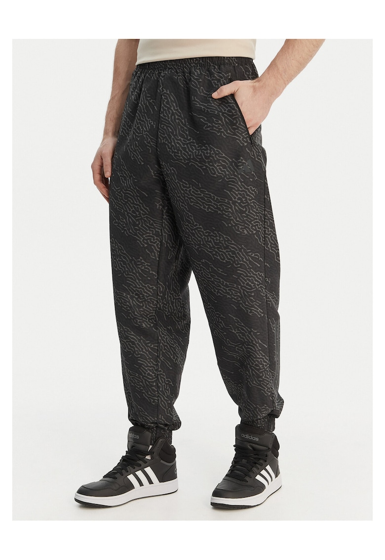 Pantaloni barbati - gri - poliester reciclat -
