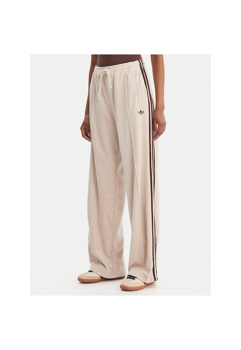 Pantaloni sport dama - bej - 75% bumbac - 25% poliester reciclat