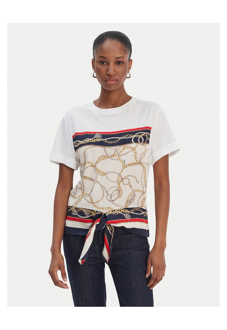 Tricou dama - bumbac/modal - albdwqfwq - Alb