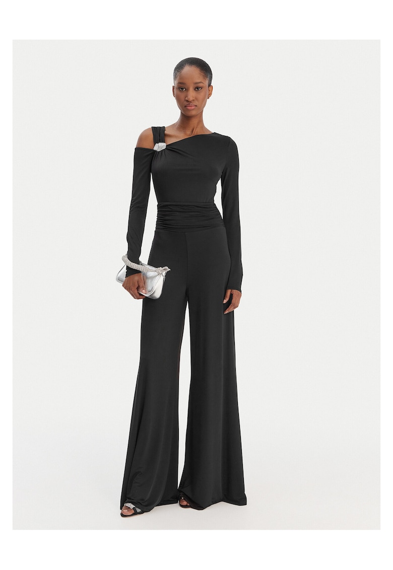 Salopeta dama - neagra - poliester - fermoar