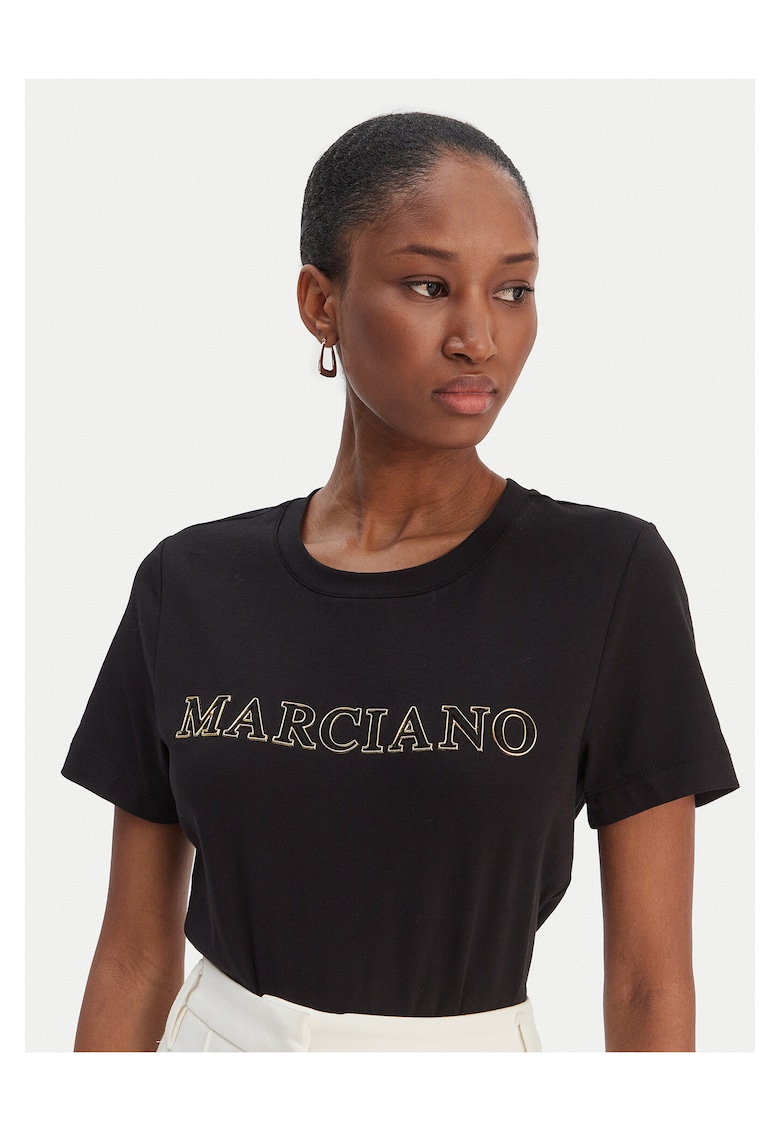 Tricou dama - bumbac/elastan - negru