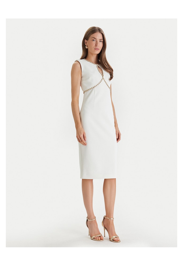 Rochie poliester - Alb