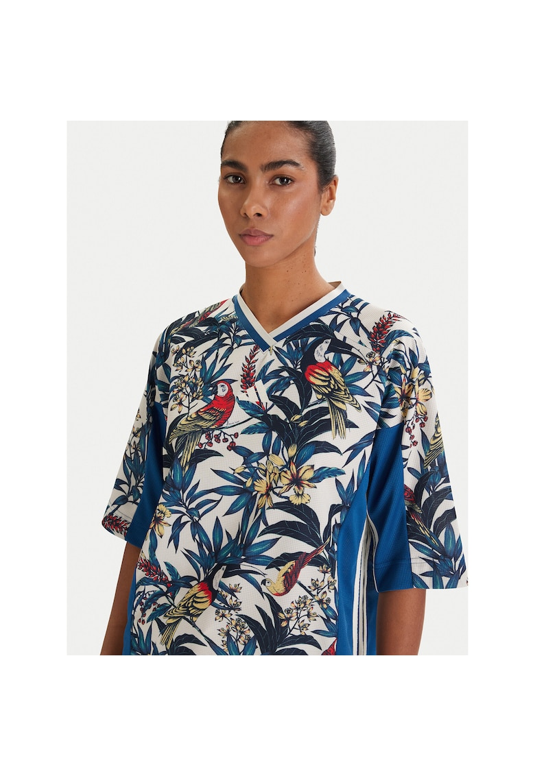 Tricou sport dama - lejer - albastru - poliester reciclat