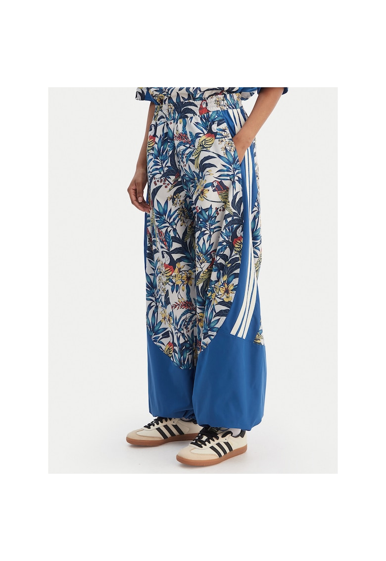 Pantaloni sport dama - poliester reciclat - albastru -