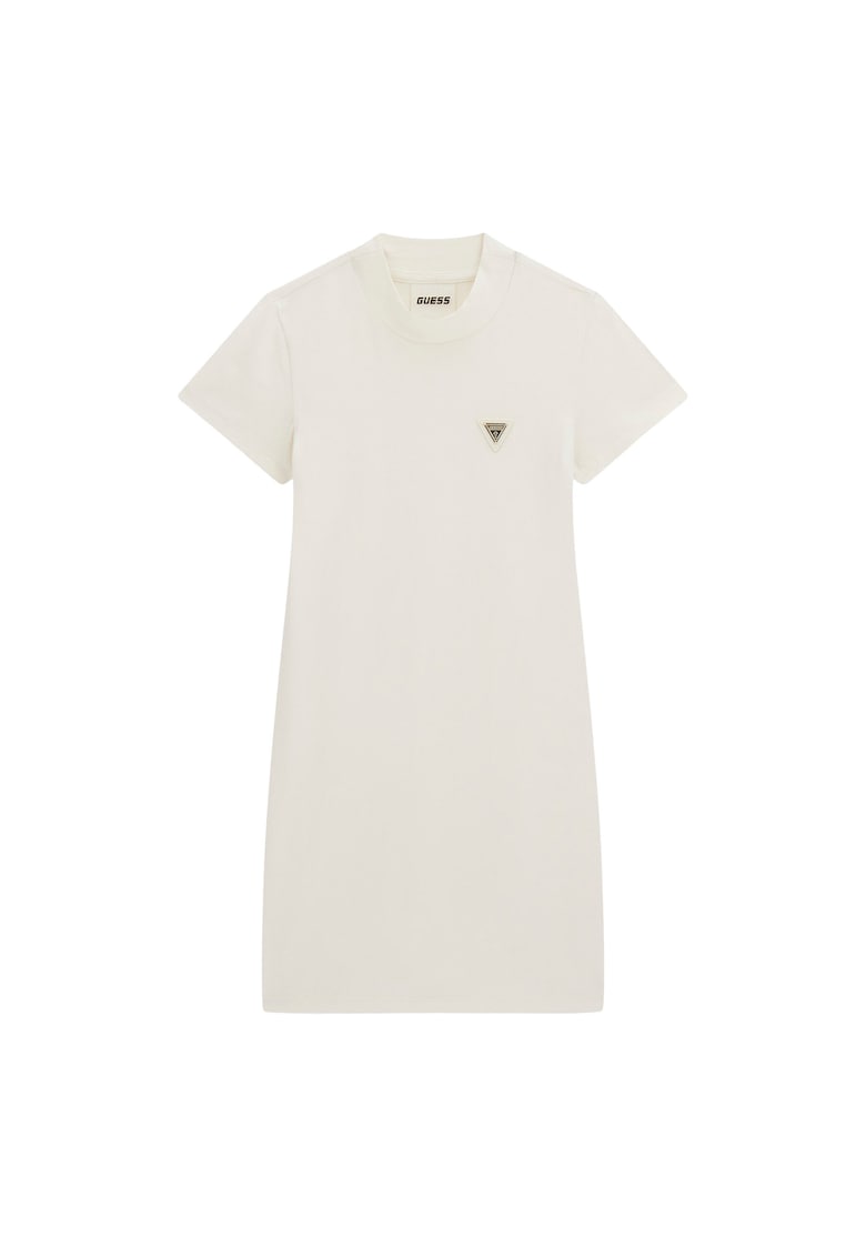 Rochie casual fete - bumbac organic - Ecru