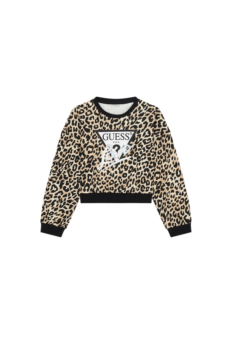 Bluza copii - Bumbac organic - cu imprimeu - Bej