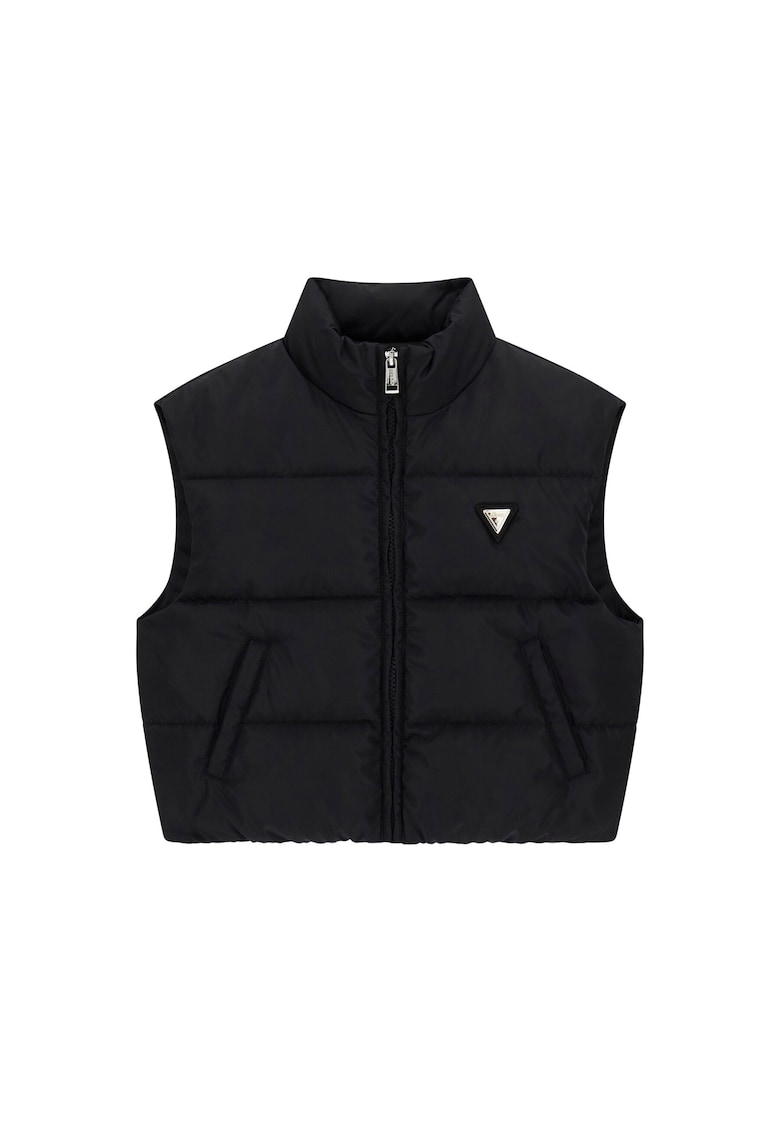 Vesta copii - poliester - negru -