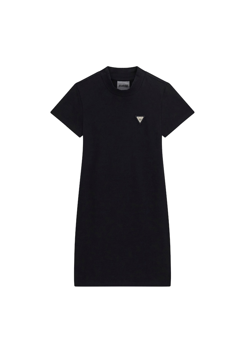 Rochie casual fete - bumbac organic - Negru
