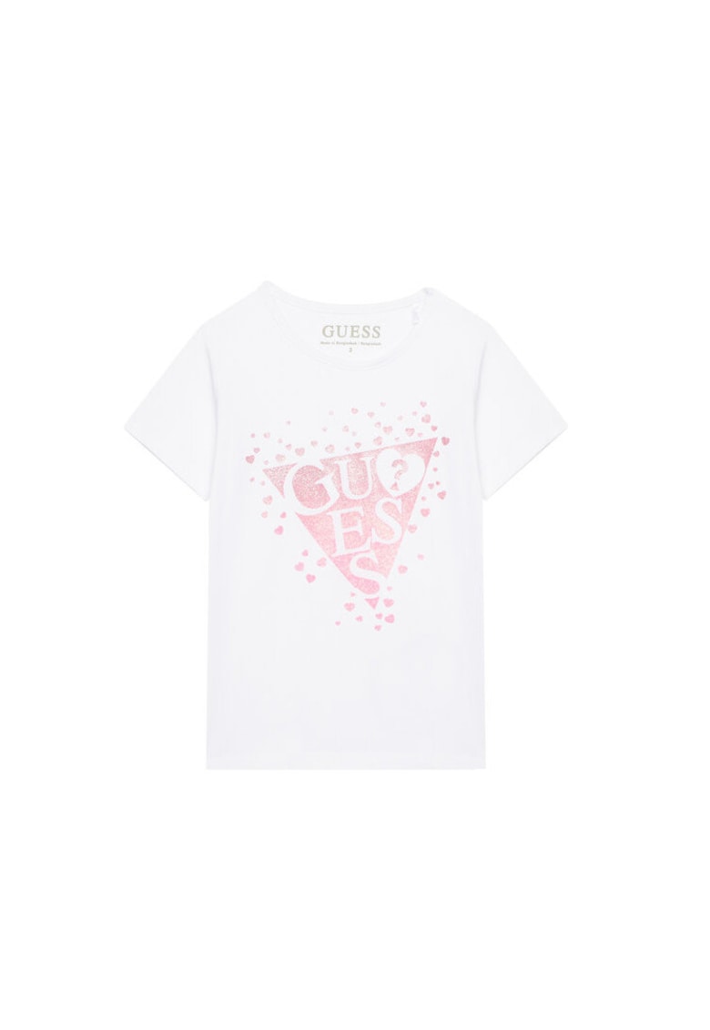 Tricou copii alb bumbac organic - Alb