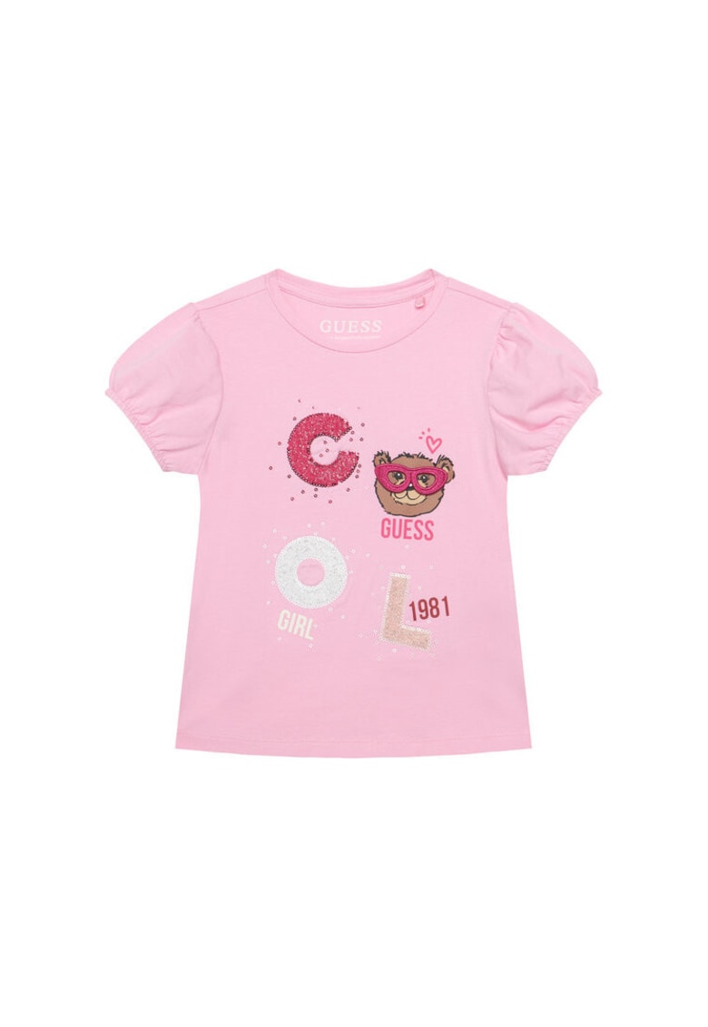 Tricou copii bumbac - Roz