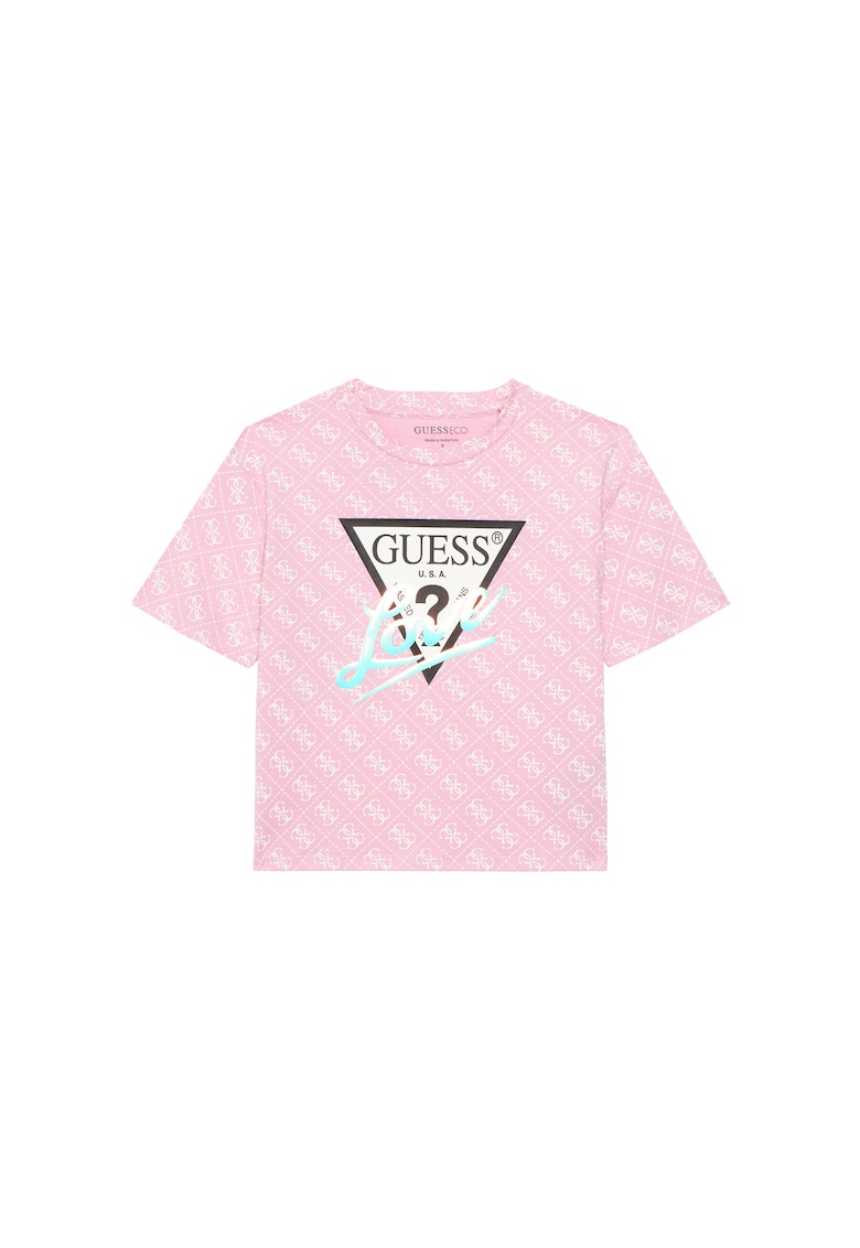 Tricou bumbac organic copii - Roz