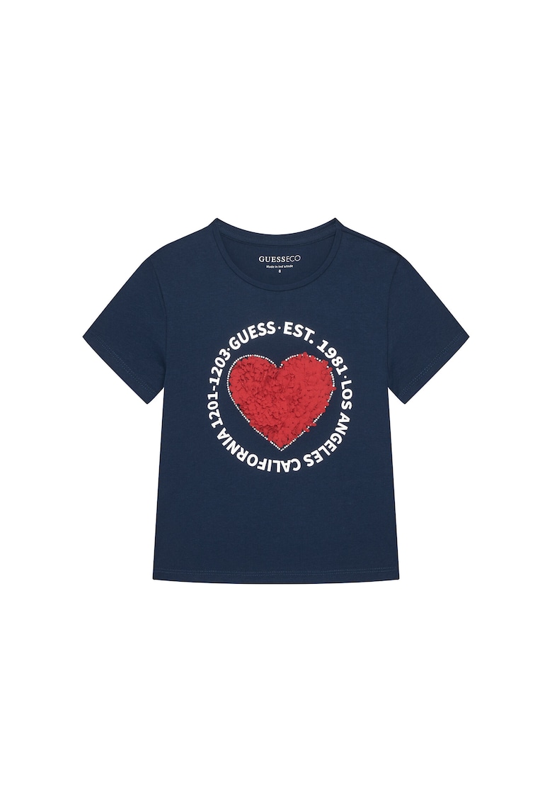 Tricou bumbac - bleumarin - 95% bumbac - 5% elastan - Bleumarin