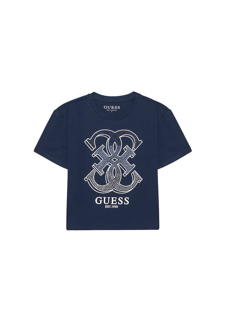 Tricou copii - bleumarin - bumbac - 8 ani -