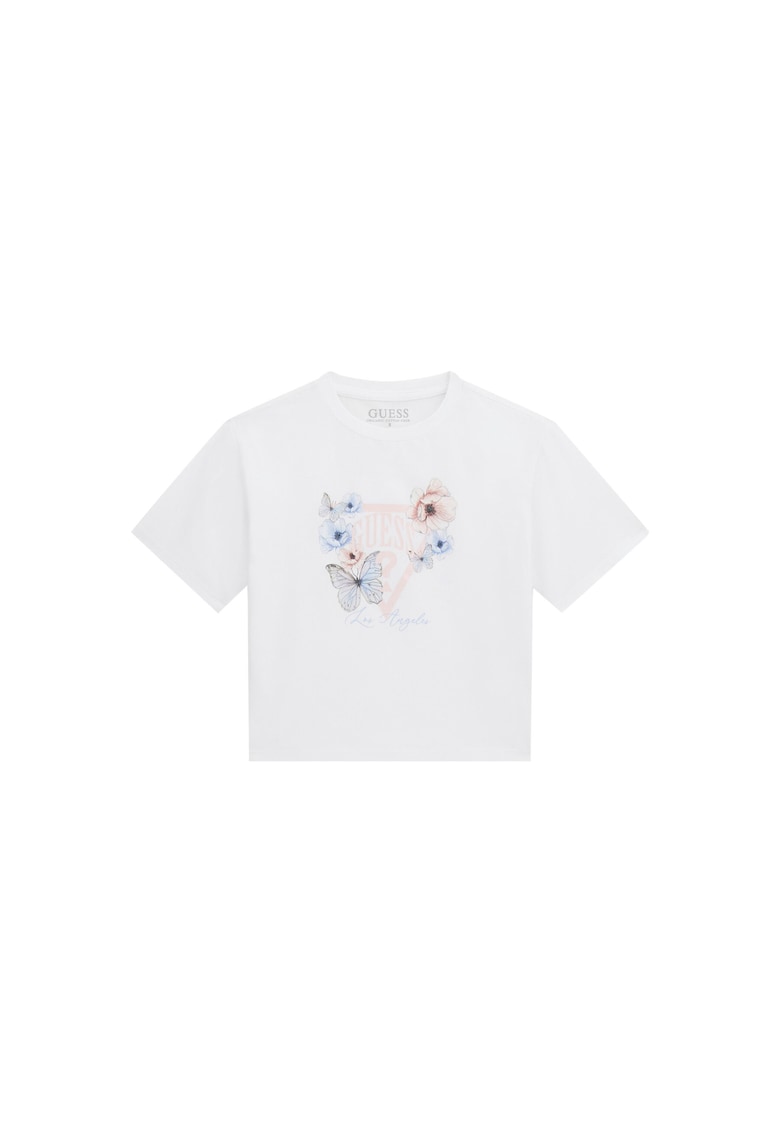 Tricou dama - bumbac - alb - 95% bumbac - 5% elastan -