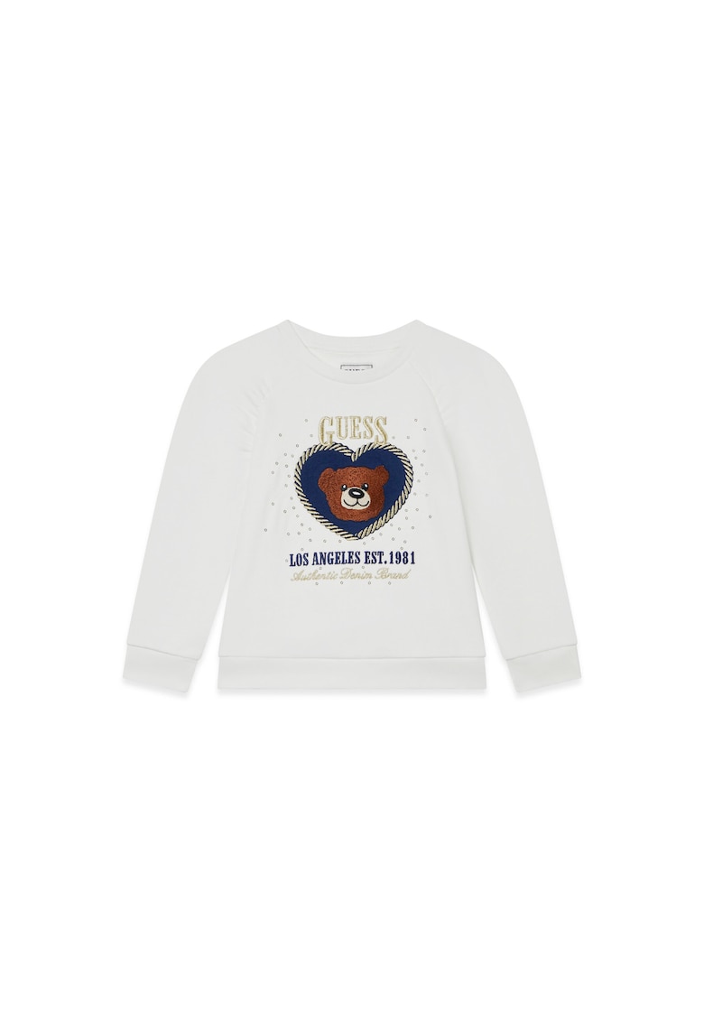 Bluza copii din bumbac - Alb