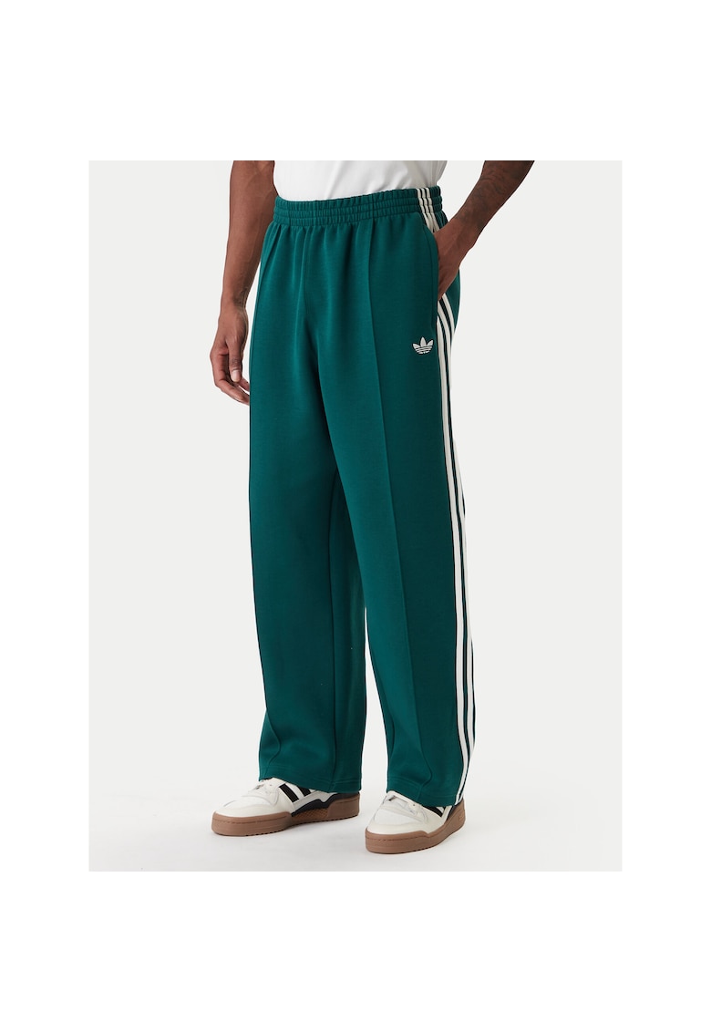 Pantaloni sport barbati - bumbac si poliester reciclat - verde