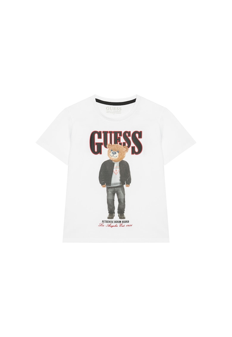 Tricou copii - bumbac 100% - alb -