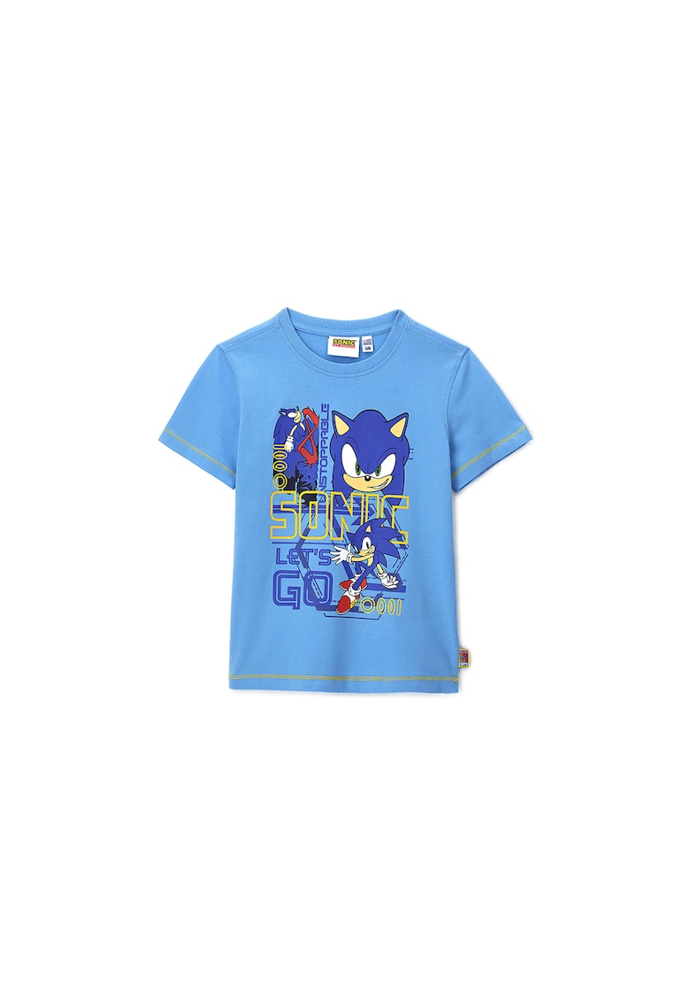 Tricou pentru baieti - bumbac - Albastru