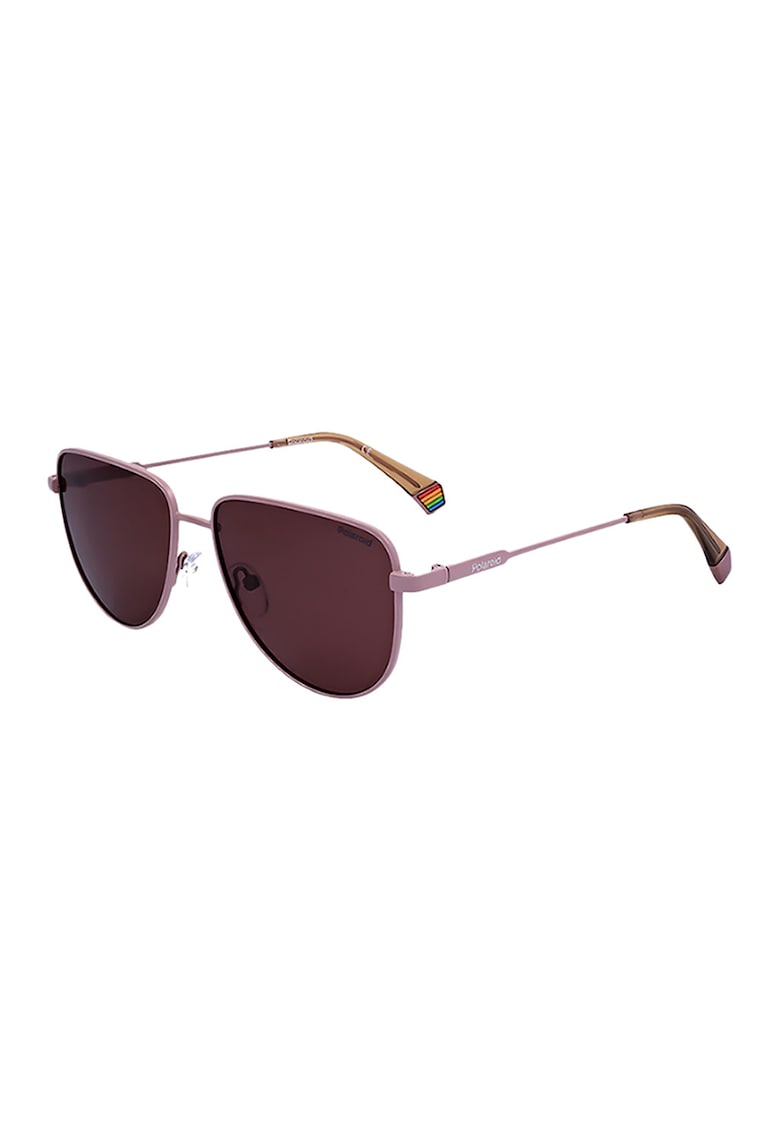 Ochelari de soare unisex cu lentile polarizate - Roz stins