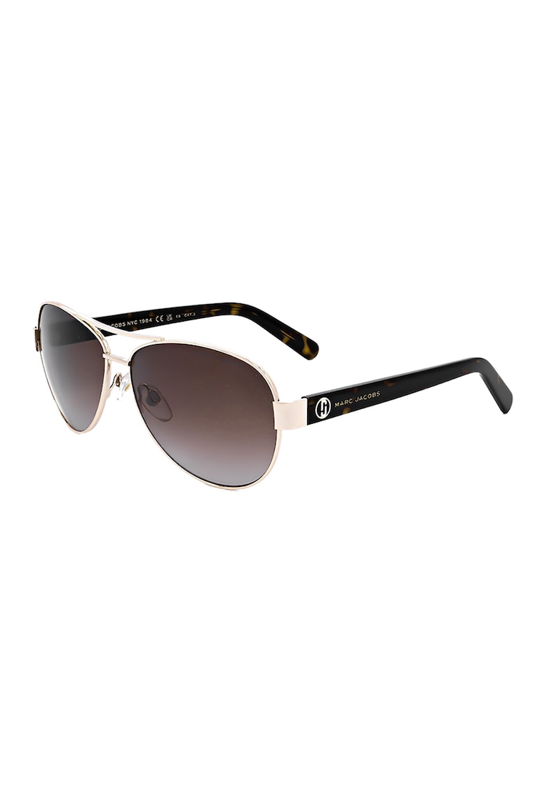 Ochelari de soare aviator cu rame metalice