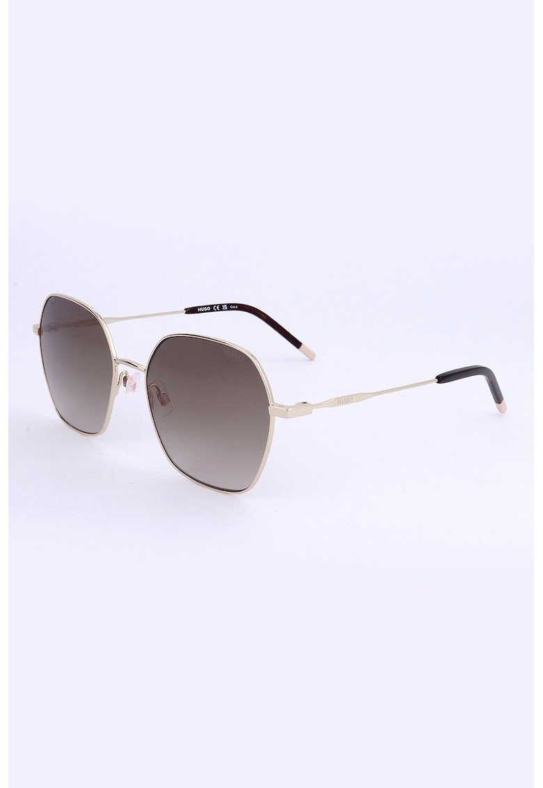Ochelari de soare hexagonali - Auriu deschis