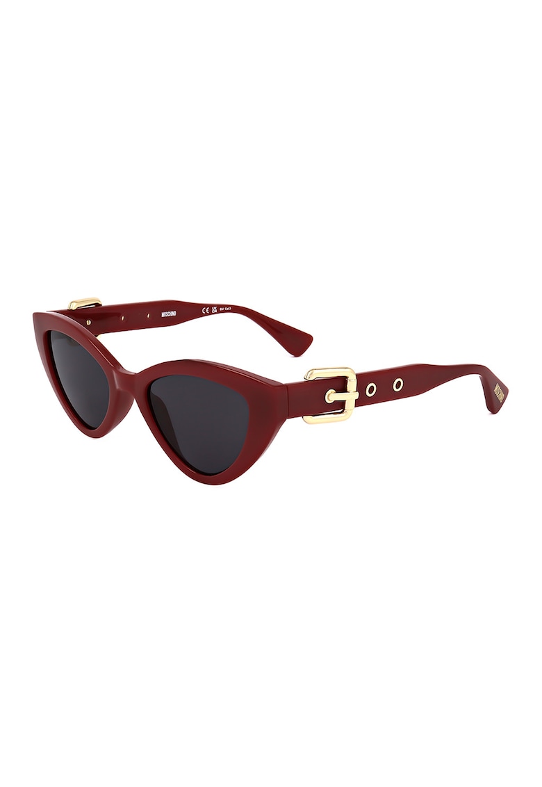 Ochelari de soare cat-eye cu catarama decorativa