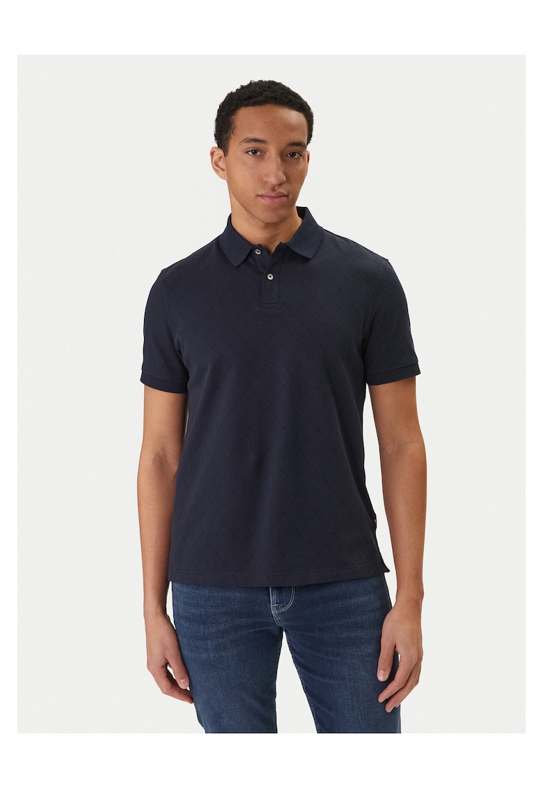 Tricou barbati bumbac - Bleumarin