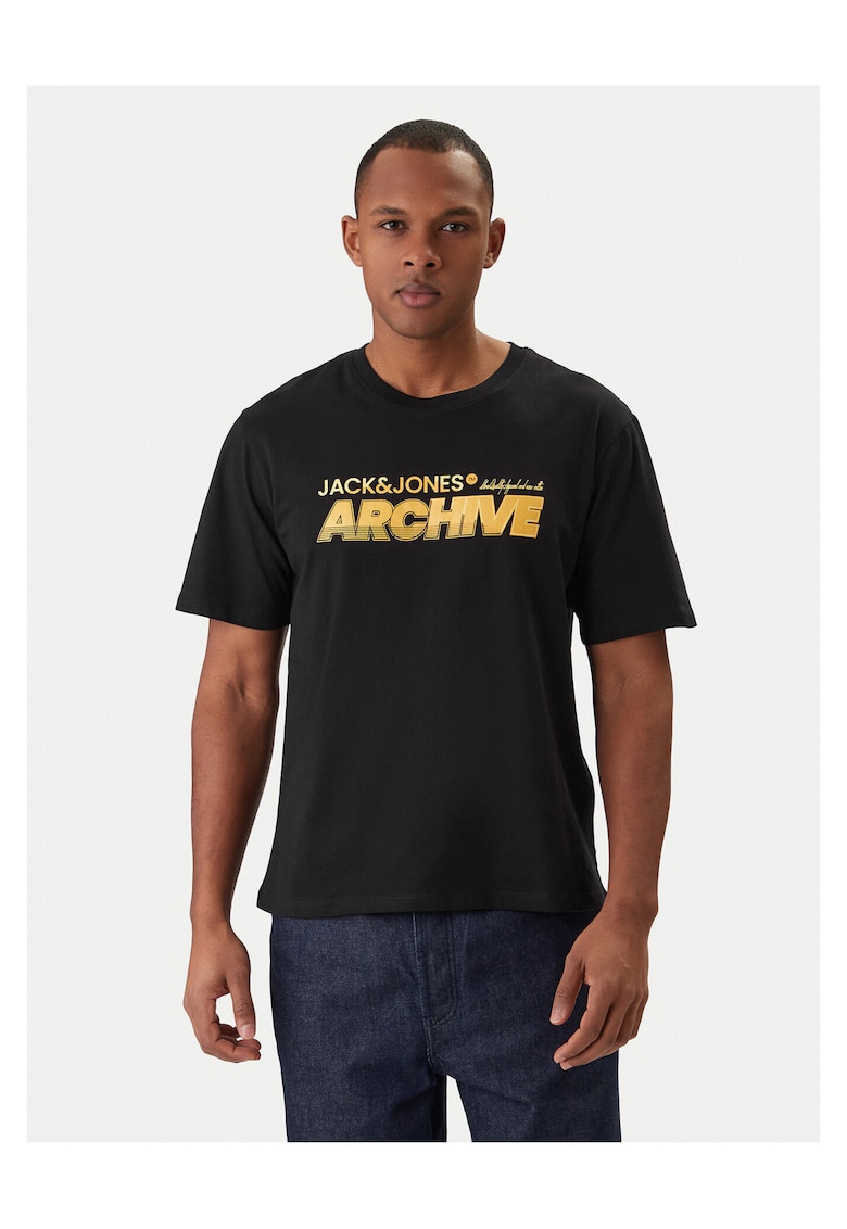 Tricou barbati - bumbac organic - negru