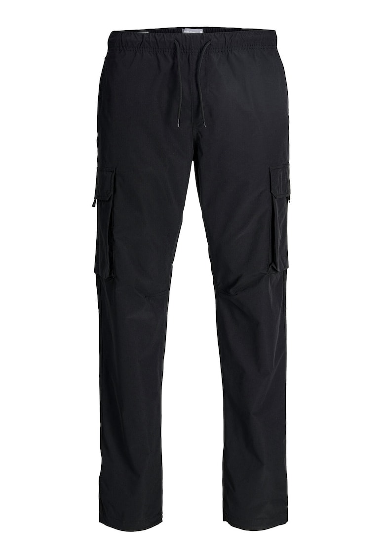 Pantaloni de trening barbati - poliester - negru