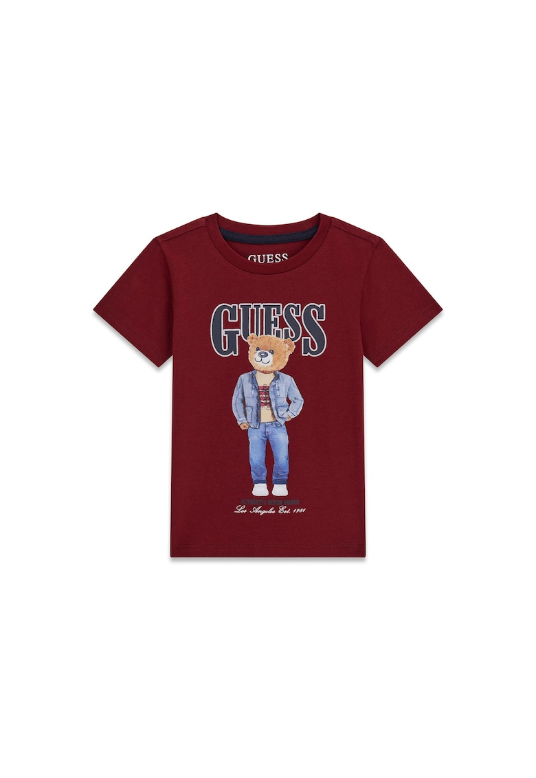 Tricou copii - bordeaux - bumbac - Multicolor