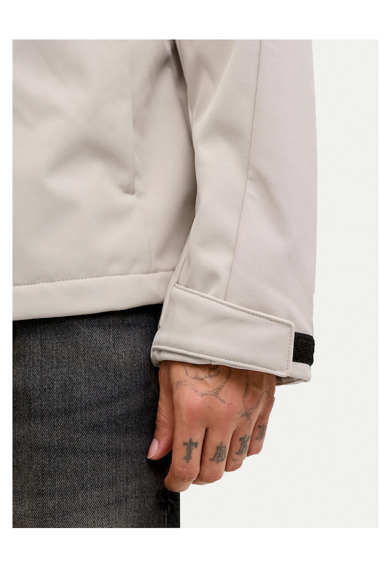 Geaca de tranzitie Barbati - jack jones - 50% poliester reciclat - 50% poliester - Bej