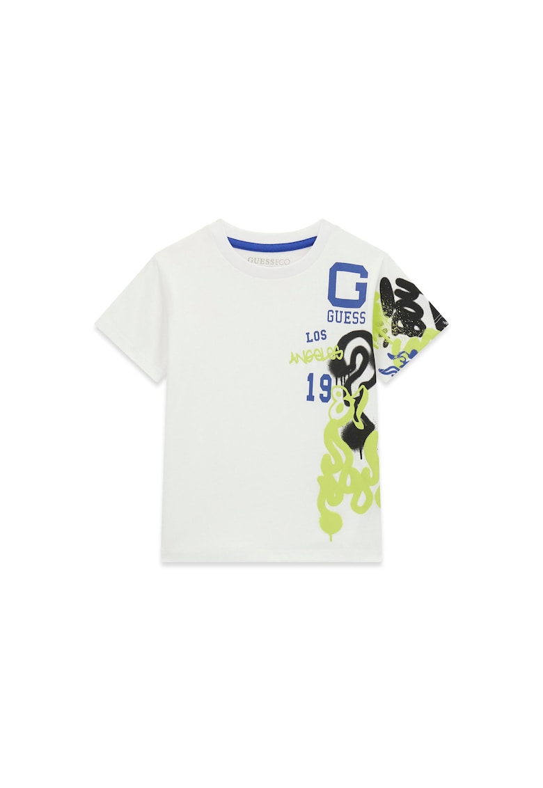 Tricou copii - bumbac 100% - alb - Alb