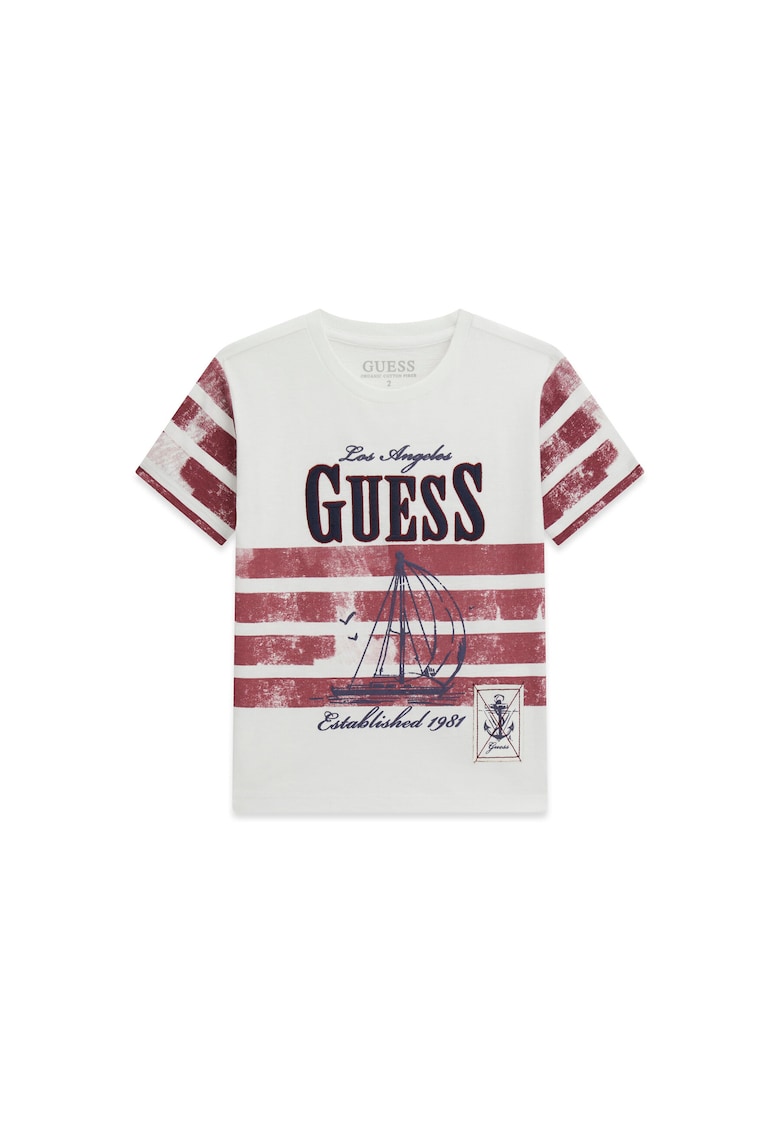 Tricou copii - bumbac 100% - alb -