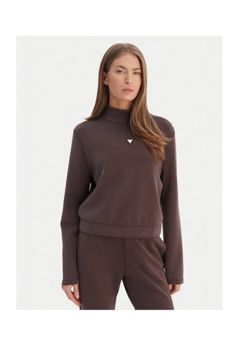 Bluza dama - poliester/modal - maro