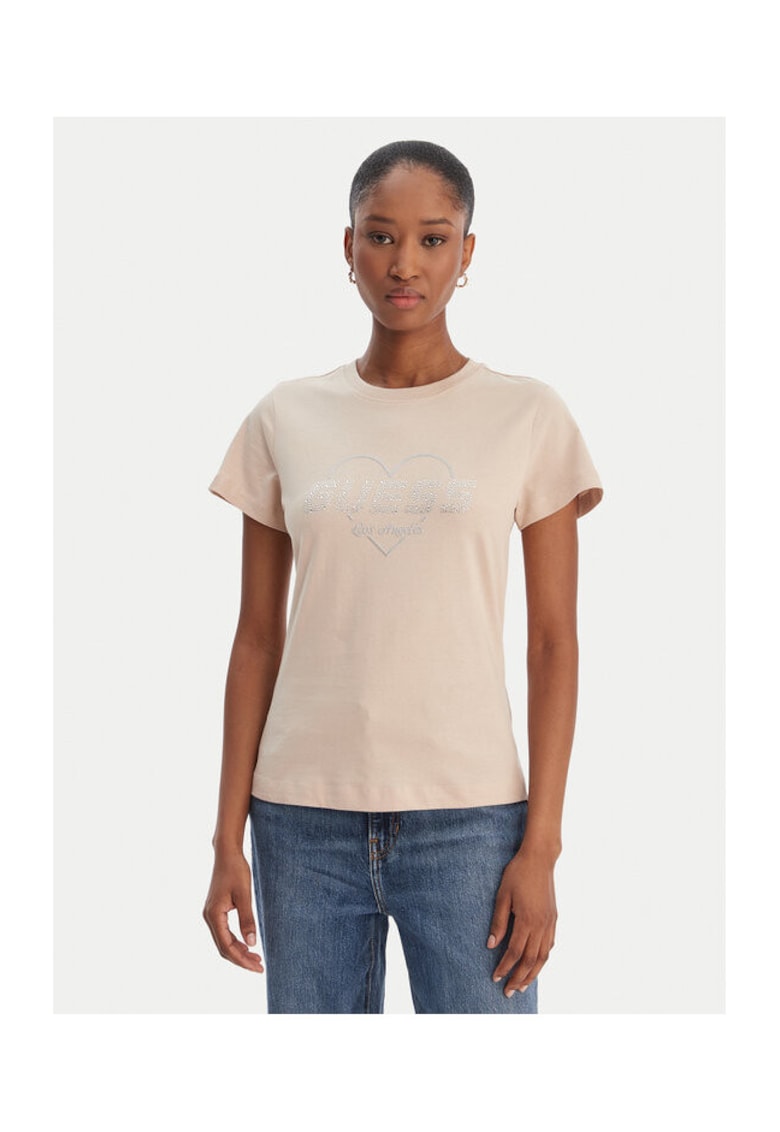 Tricou dama - bumbac - bej - Bej