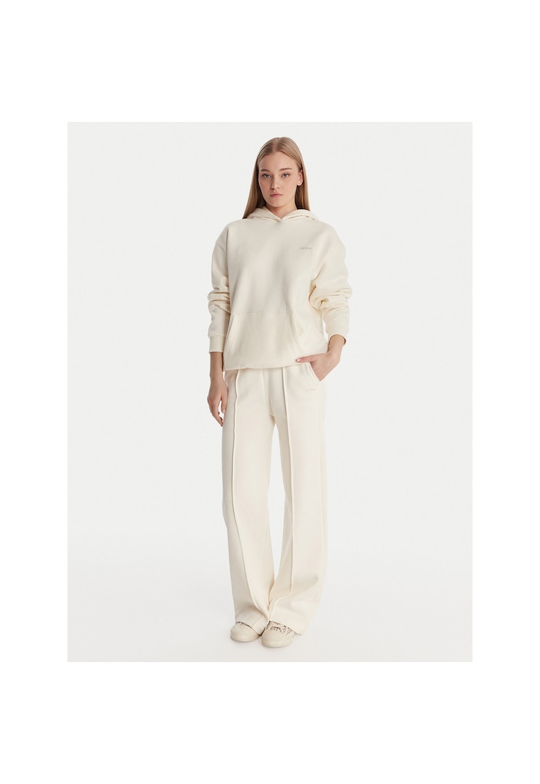 Pantaloni sport dama ecru - Ecru