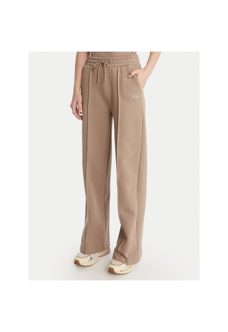 Pantaloni dama - bumbac - bej - Bej