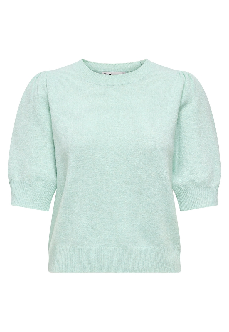 Pulover dama - verde - 50% poliester reciclat - 43% poliester