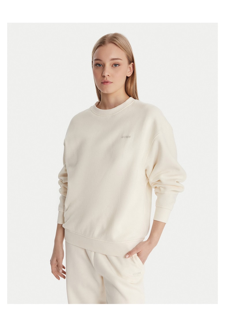 Bluza dama - bumbac - ecru - 85% bumbac - 15% poliester
