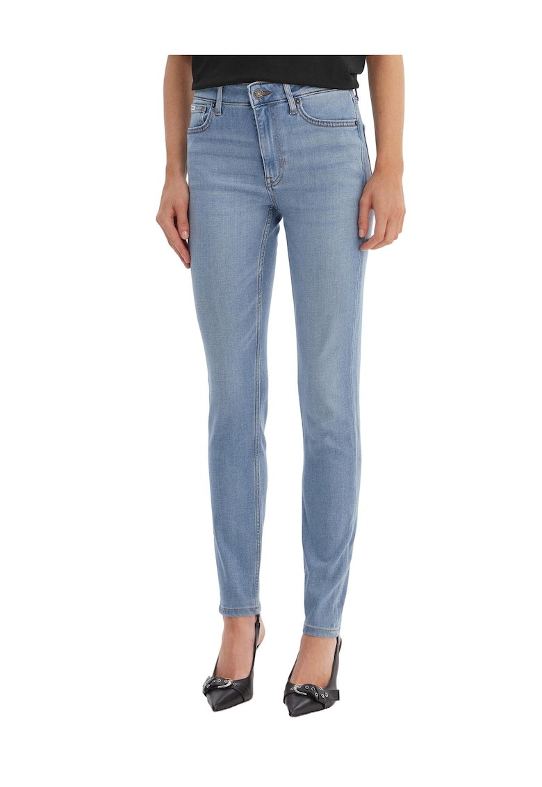 Blugi dama - slim fit - albastru - lyocell/viscoza