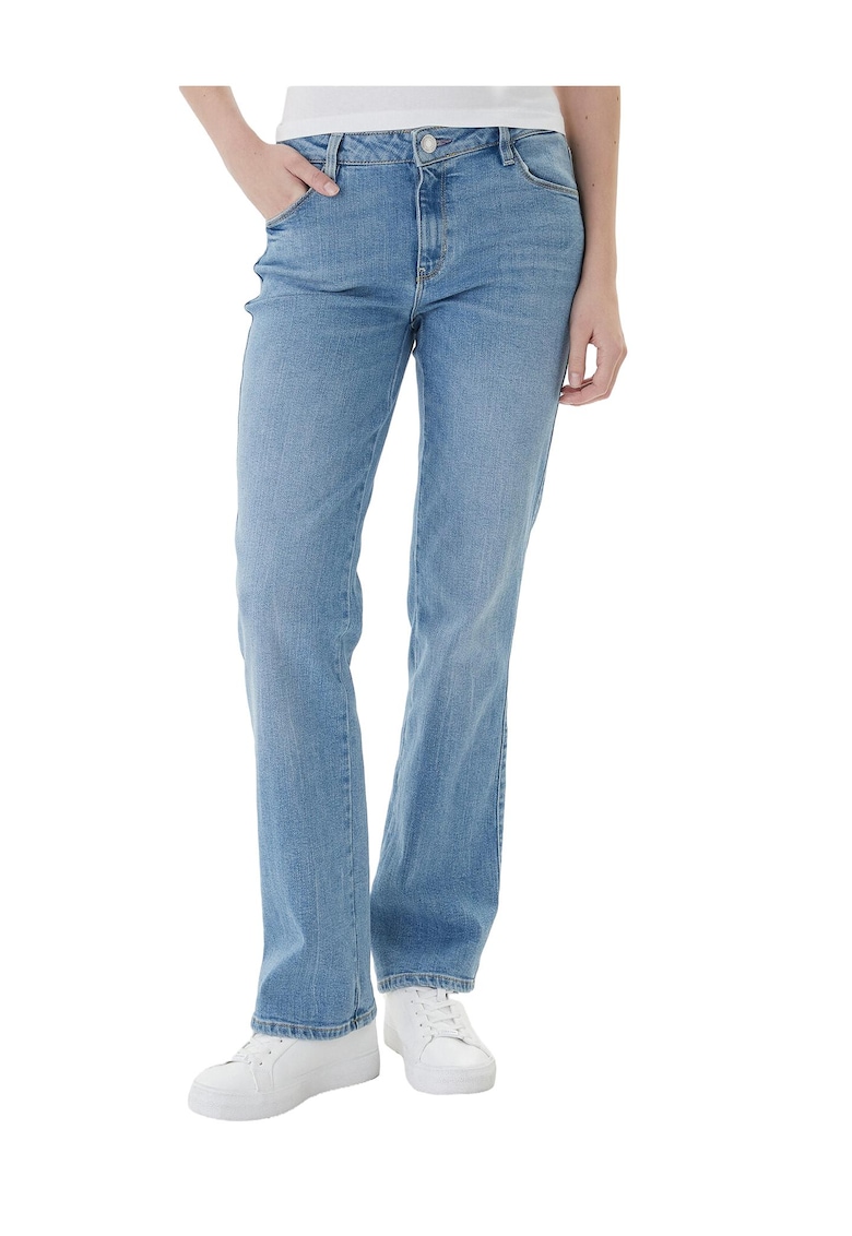 Blugi dama - albastru deschis - bumbac/poliester
