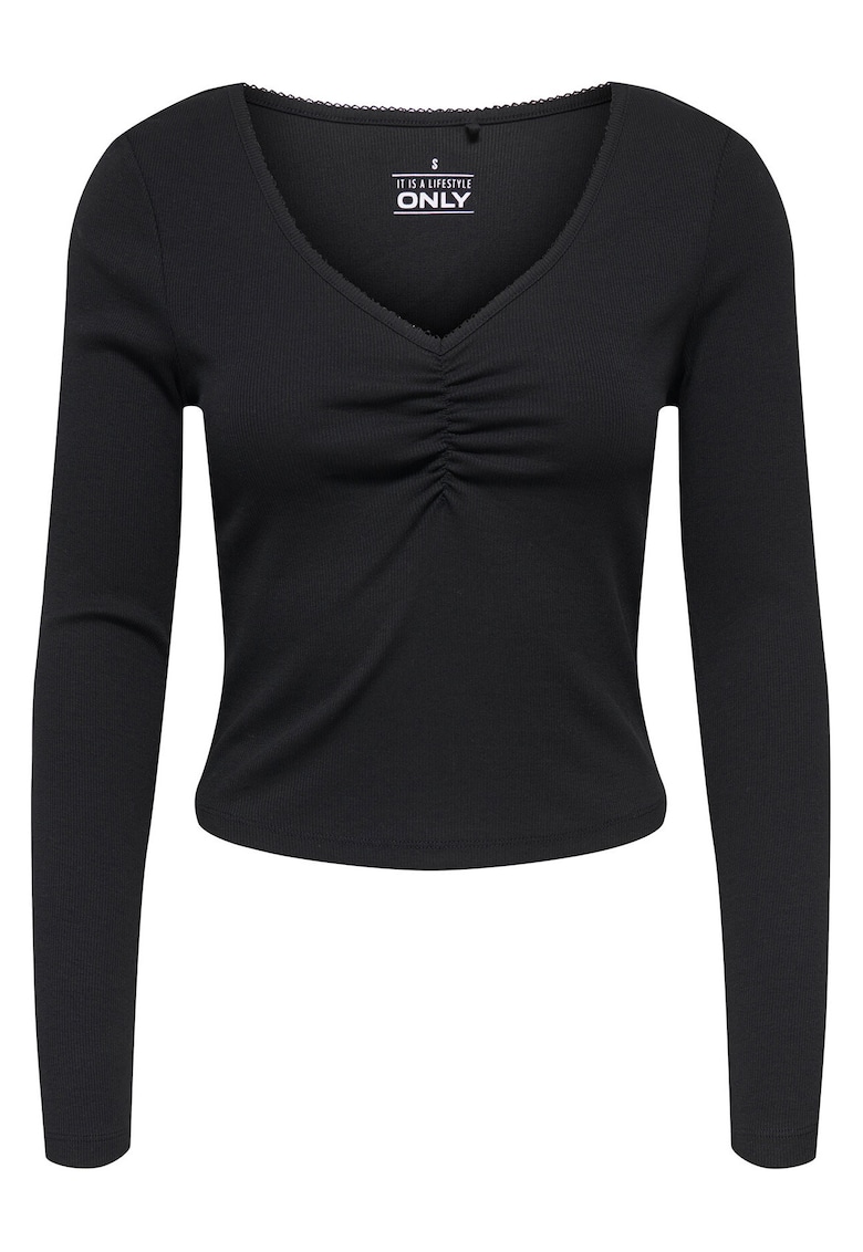 Bluza dama - bumbac organic - Negru