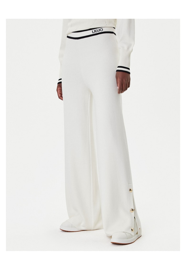 Pantaloni dama - Viscoza - Ecru