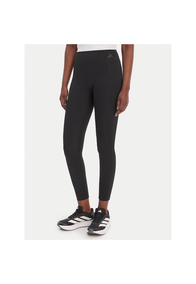 Colanti sport dama - negru - 73% poliester reciclat - 27% elastan -